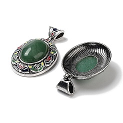 Colgantes naturales aventurina verde&nbsp;FIND-A041-01AS-01