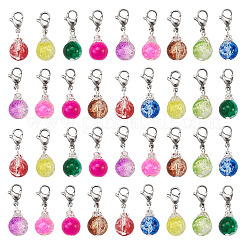 Con accessori in ferro e fermagli a moschettone in acciaio inossidabile 304&nbsp;HJEW-TA0001-03P