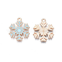 Pendentifs en émail d'alliage de style de noël&nbsp;X-ENAM-Q442-68A