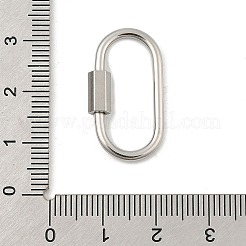 Ciondoli con moschettone a vite in acciaio inossidabile 304 anti-ossidazione&nbsp;STAS-H107-04D-P