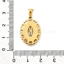 Pendenti in acciaio inossidabile dorato 304&nbsp;STAS-K300-02G-K