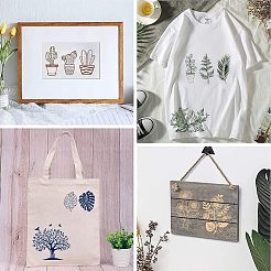 Selbstklebende Siebdruckschablone für Weihnachtsrentiere&nbsp;DIY-OC0001-99B