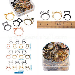 Anhänger mit offener Lünette aus Aluminium (drehbar)&nbsp;PALLOY-TA0001-01