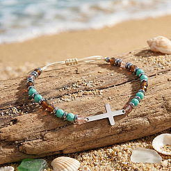 Verstellbare Edelstahl-Kreuzgliederarmbänder&nbsp;HT4898