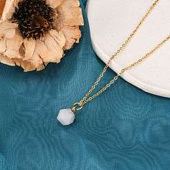Natürliche weiße Jade Charms&nbsp;G-S359-015I