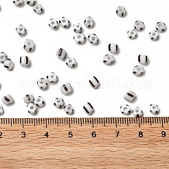 6/0 undurchsichtige Farben sickern aus Glasperlen&nbsp;SEED-F003-04A-12