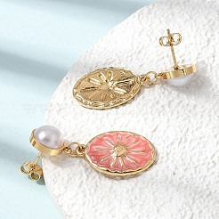 Boucles d'oreilles en laiton pour femmes&nbsp;KK-CBA9D38-04G-01