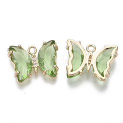 Pendentifs en verre&nbsp;X-GLAA-T021-24C