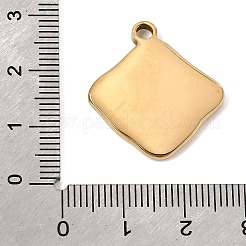 Pendentifs en acier inoxydable 303 émaillé&nbsp;SA-CBA9D90-03G-02