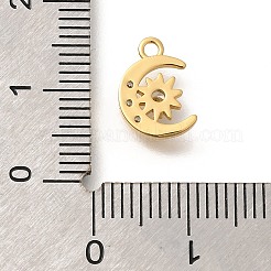 Cremagliera placcatura micro ottone spianare pendenti zirconi&nbsp;KK-M296-17G