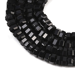 Fili di perline di onice nero naturale&nbsp;G-G345-C37-2x4mm
