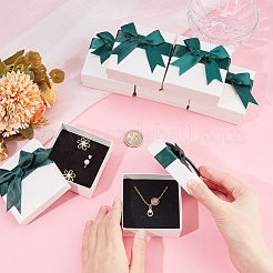 12 Stück quadratische Schmuckset-Box aus Pappe&nbsp;CBOX-NB0001-29B