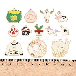 Pendentifs d'émail en alliage&nbsp;ENAM-XCP0001-50
