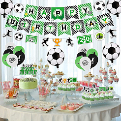 Fußball-Kuchenaufsätze aus Papier&nbsp;AJEW-SC0002-76