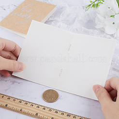 Bloc-notes de livres d'or de mariage en papier&nbsp;AJEW-WH0415-91A