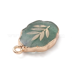 Pendenti in quarzo fragola verde naturale&nbsp;X-G-K333-01G