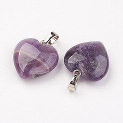 Pendenti d'ametista naturale&nbsp;X-G-G956-B03-FF