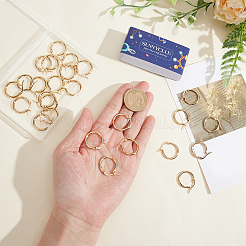 Pendientes de aro de acero inoxidable 201 con pasadores de acero inoxidable 304 para mujer&nbsp;EJEW-SC0001-99B