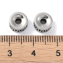 Perles d'espacement en acier inoxydable chirurgical 316&nbsp;STAS-P362-18AS