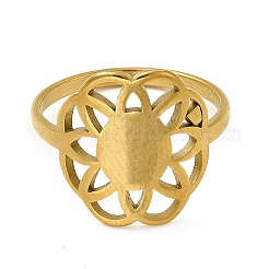Anillos de acero inoxidable con revestimiento iónico (IP) 201&nbsp;RJEW-G278-29G