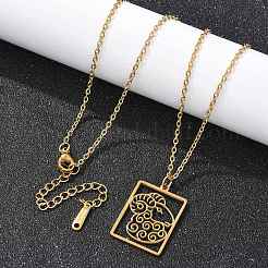 Collier en acier inoxydable 304&nbsp;LS-NJEW-D330-01G-01