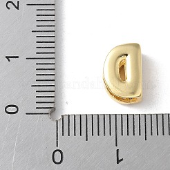 Liens multibrins initiaux en laiton micro pavé de zircone cubique transparente&nbsp;KK-S520-01G-04