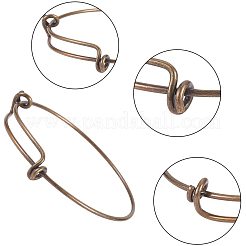 DIY verstellbare erweiterbare Armreife aus Messing herstellen&nbsp;DIY-PH0026-21