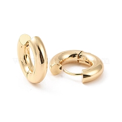 Pendientes de aro gruesos de acero inoxidable con revestimiento iónico (IP) para mujer&nbsp;X-EJEW-A083-03G-1