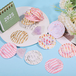30 Stück 5 Farben Mini-Strohhut für Puppen-Deko-Accessoires&nbsp;DIY-BC0014-20
