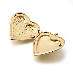 Valentinstag-Medaillon-Anhänger aus Messing&nbsp;KK-Z155-13G