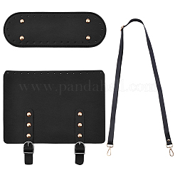 1 ensemble de fond de sac et de poignées en cuir PU&nbsp;AJEW-CL0001-62A