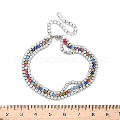 Mehrreihige Armbänder aus 304 Edelstahl&nbsp;BJEW-C103-05P