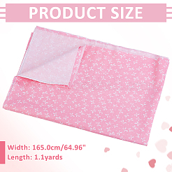 Tissu en coton à motif de nœud papillon&nbsp;DIY-WH0504-973A