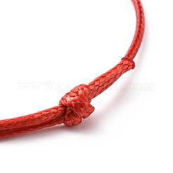 Koreanisch gewachsten Polyester-Schnur Armband machen&nbsp;AJEW-JB00011-09