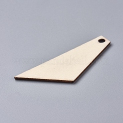 Unvollendete leere Anhänger aus Naturpappelholz&nbsp;WOOD-TAC0003-48