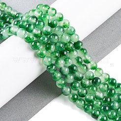Chapelets de perles en jade de malaisie naturelle&nbsp;G-A146-8mm-C19