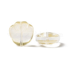 Perles de verre peintes par pulvérisation transparent&nbsp;GLAA-I050-12L
