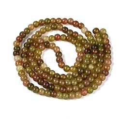 Brins de perles de verre craquelé teintées à effet ombré&nbsp;GLAA-Q106-01A-B01