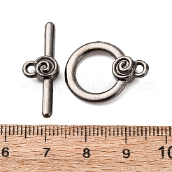 Legierung Knebel Verschlüsse&nbsp;FIND-G098-01B