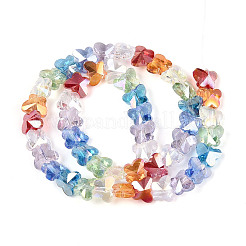 Hilos de cuentas de vidrio transparente&nbsp;GLAA-T025-03B-02