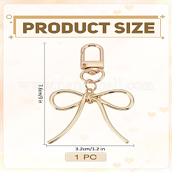 1 pendentif décoratif en alliage et résine en forme de nœud papillon&nbsp;AJEW-LP0006-10G