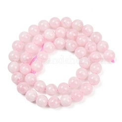 Stränge aus natürlichen Rosenquarzperlen aus Madagaskar in Rosa&nbsp;G-F641-01-B