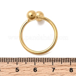 Offene Manschettenringe aus 304 Edelstahl für Damen&nbsp;RJEW-K313-19G