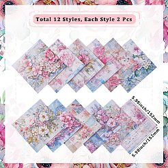 24 x Scrapbook-Papier.&nbsp;DIY-WH20010-43