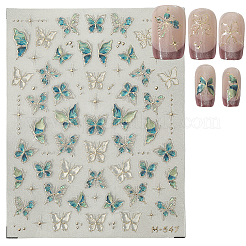 Nagelkunstaufkleber für Haustiere mit Schmetterlingsmuster&nbsp;MRMJ-WH20816-002