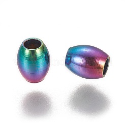 Ionenplattierung (IP) 304 Edelstahlperle&nbsp;LS-STAS-L216-19