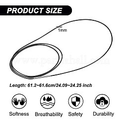 Corde tonde intrecciate in poliestere cerato&nbsp;FIND-WH0136-59A-01