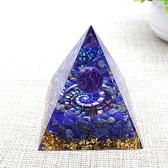 Générateurs d'énergie de résine de pyramide d'orgonite&nbsp;PW-WGF1481-01