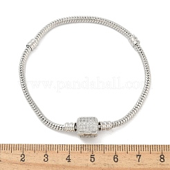 Messing Micro Pave klare Zirkonia Link Armbänder&nbsp;LS-BJEW-S158-15P