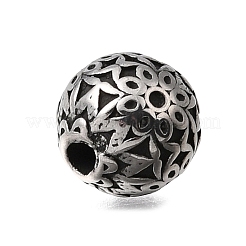 Perles en acier inoxydable 304 gravées&nbsp;STAS-H263-17AS-06